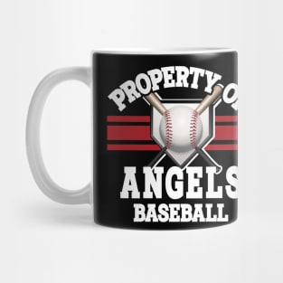 Proud Name Angels Graphic Property Vintage Baseball Mug